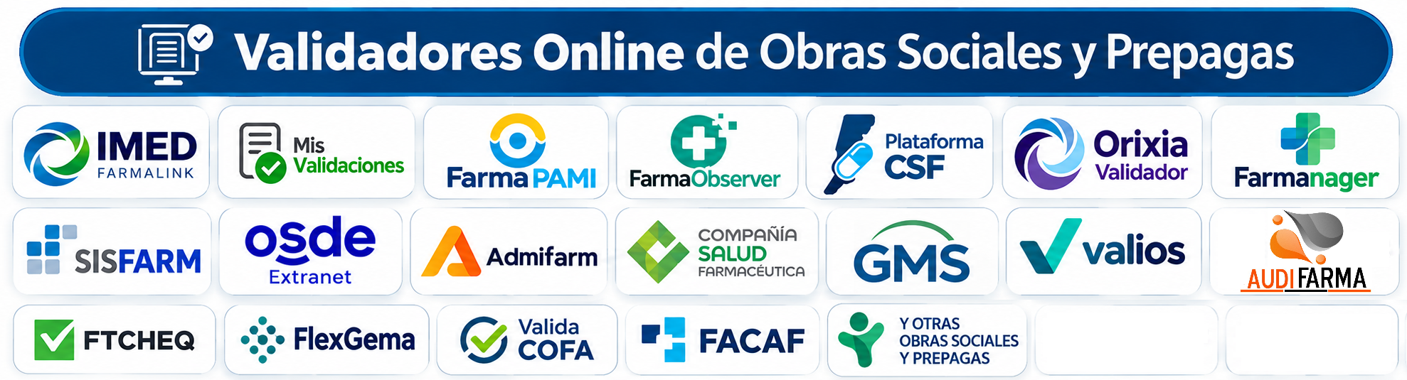 Validadores Online de Obras Sociales y Prepagas